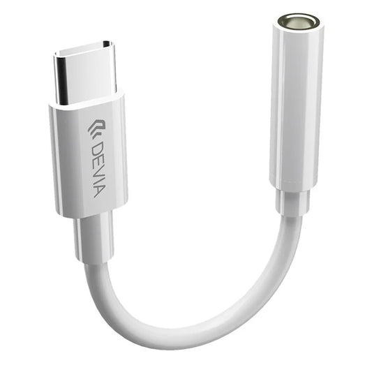 DEVIA Type-C Male to 3.5mm AUX Female Headphone Jack Adapter Cable Converter