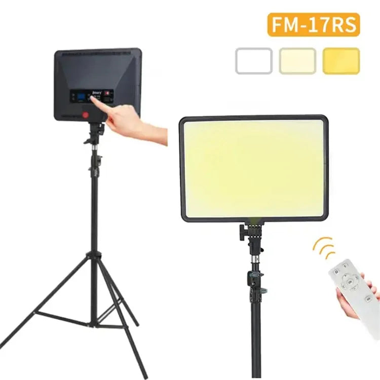 JMARY FM-17RS 17-inch Touch Control Dimmable LED Panel Light with Remote