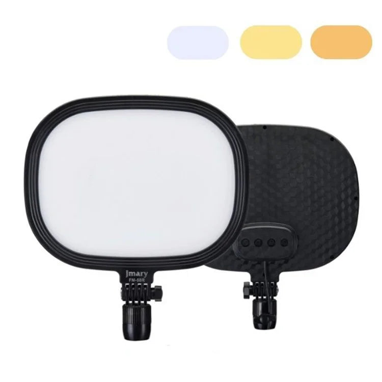 JMARY FM-58R Photography Fill Light 180-Degree Rotatable 9-inch LED Light for Live Streaming