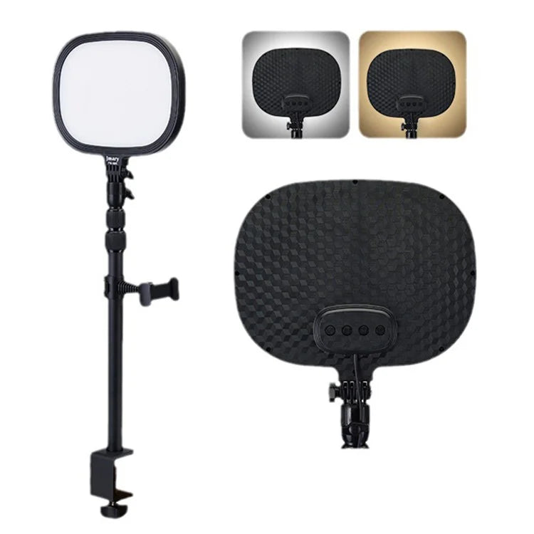 JMARY FM-58R Photography Fill Light 180-Degree Rotatable 9-inch LED Light for Live Streaming