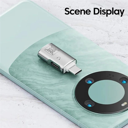 JS-109 Type-C OTG Adapter for Digital Headset and U-Disk, USB-C to Type-C / USB 3.0 Converter