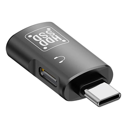 JS-109 Type-C OTG Adapter for Digital Headset and U-Disk, USB-C to Type-C / USB 3.0 Converter