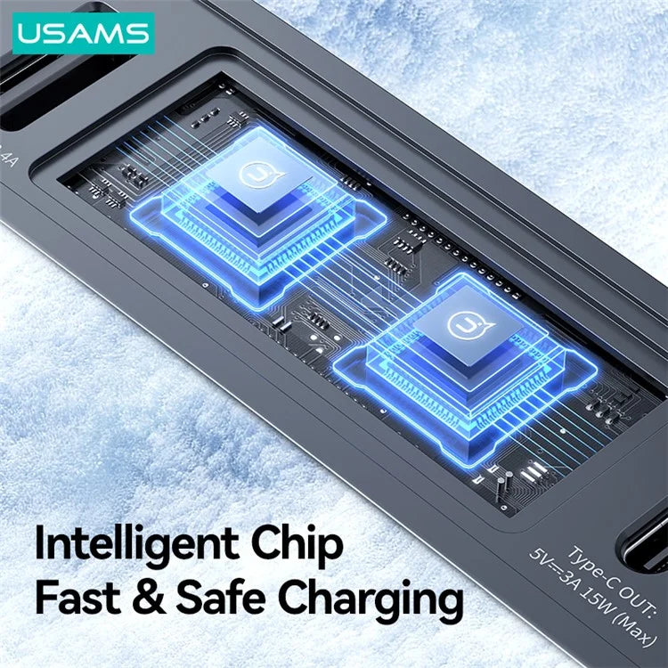 USAMS US-SJ649 For Tesla 3 / Y 60W Car Central Control Charging Hub