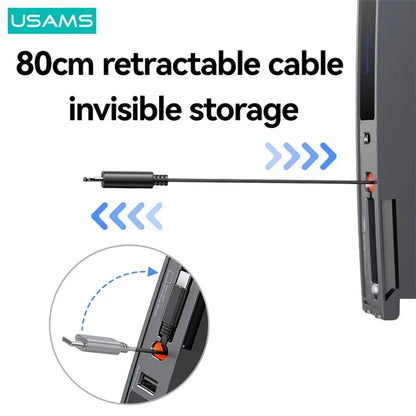 USAMS US-SJ649 For Tesla 3 / Y 60W Car Central Control Charging Hub