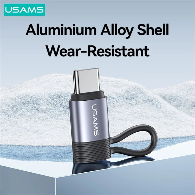 USAMS US-SJ677 AU17 PD 30W Charging Adapter Type-C Male to iOS Female Converter