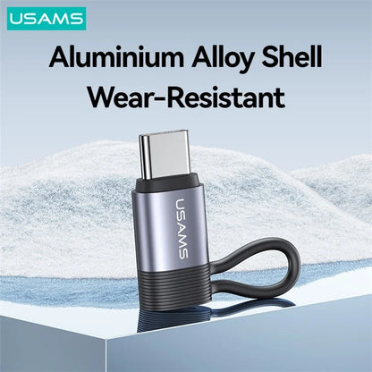 USAMS US-SJ677 AU17 PD 30W Charging Adapter Type-C Male to iOS Female Converter