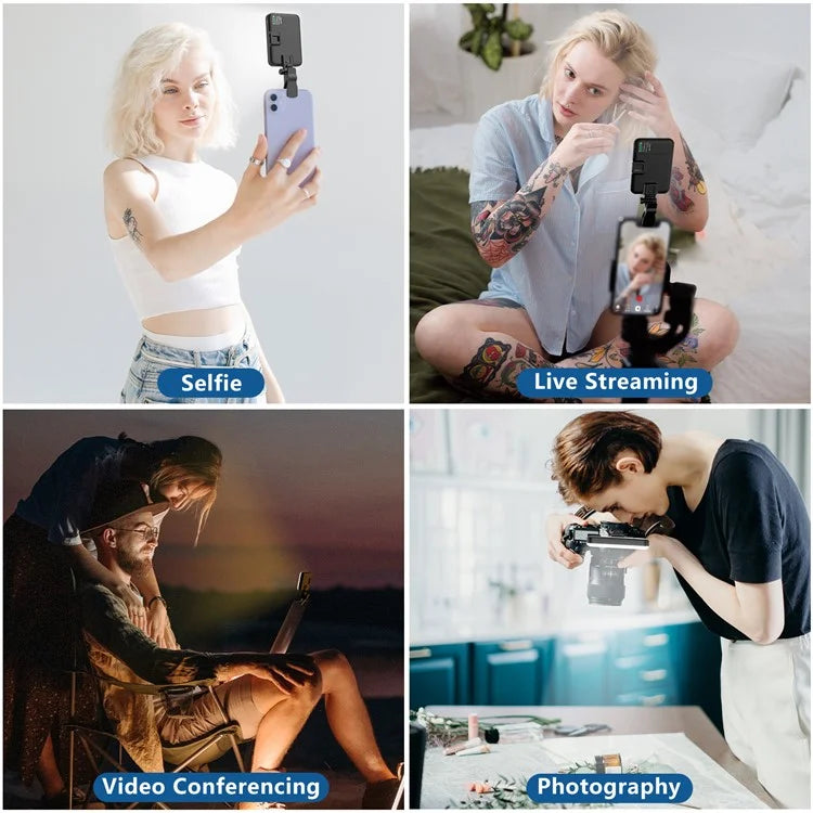 Rechargeable 60-LED Dimmable Fill Light for Mobile Phone / Camera / Computer