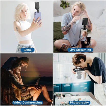 Rechargeable 60-LED Dimmable Fill Light for Mobile Phone / Camera / Computer