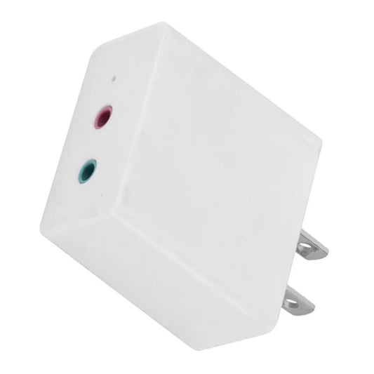 Bluetooth 5.0 Audio Adapter Transmitter Receiver US Plug 3.5mm AUX Adapter