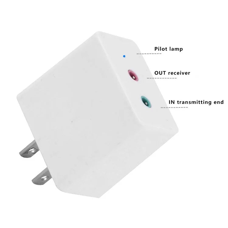 Bluetooth 5.0 Audio Adapter Transmitter Receiver US Plug 3.5mm AUX Adapter