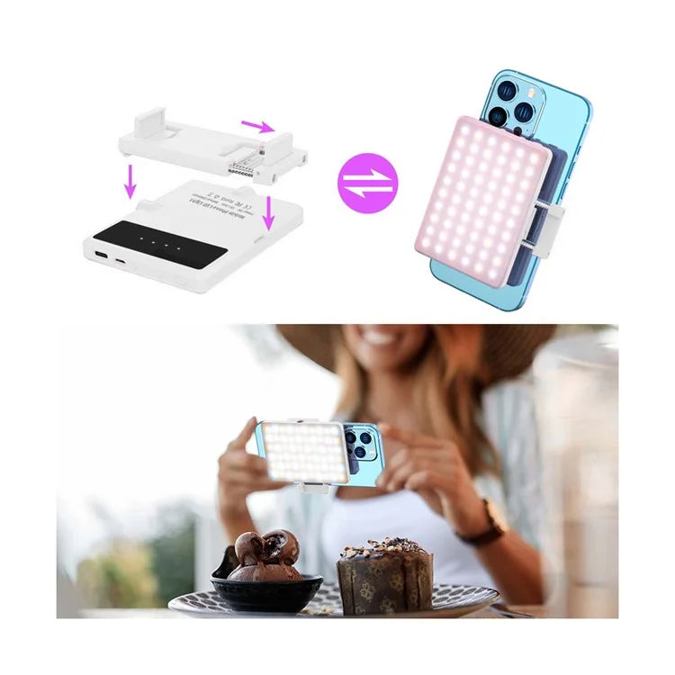 V11SE Portable Phone Laptop Video Conference Lamp Skin Beauty Live Streaming LED Fill Light