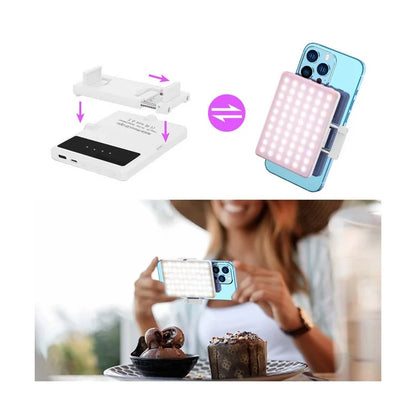 V11SE Portable Phone Laptop Video Conference Lamp Skin Beauty Live Streaming LED Fill Light