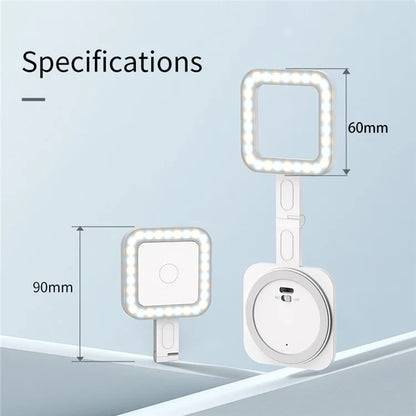 V18 Magnetic Phone Selfie Lamp Portable Skin Beauty Live Streaming LED Fill Light