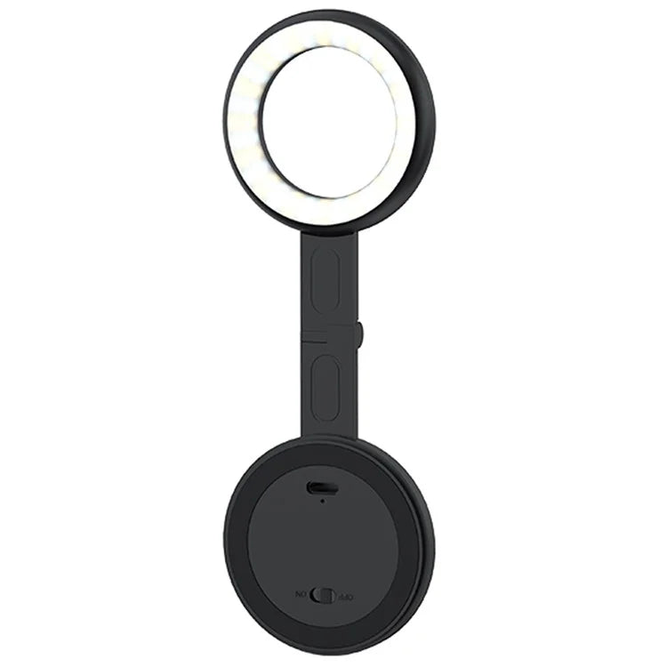 V19 Portable Magnetic Phone Selfie Lamp Round Skin Beauty Live Streaming LED Fill Light