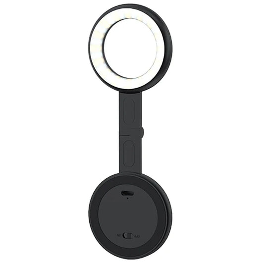 V19 Portable Magnetic Phone Selfie Lamp Round Skin Beauty Live Streaming LED Fill Light