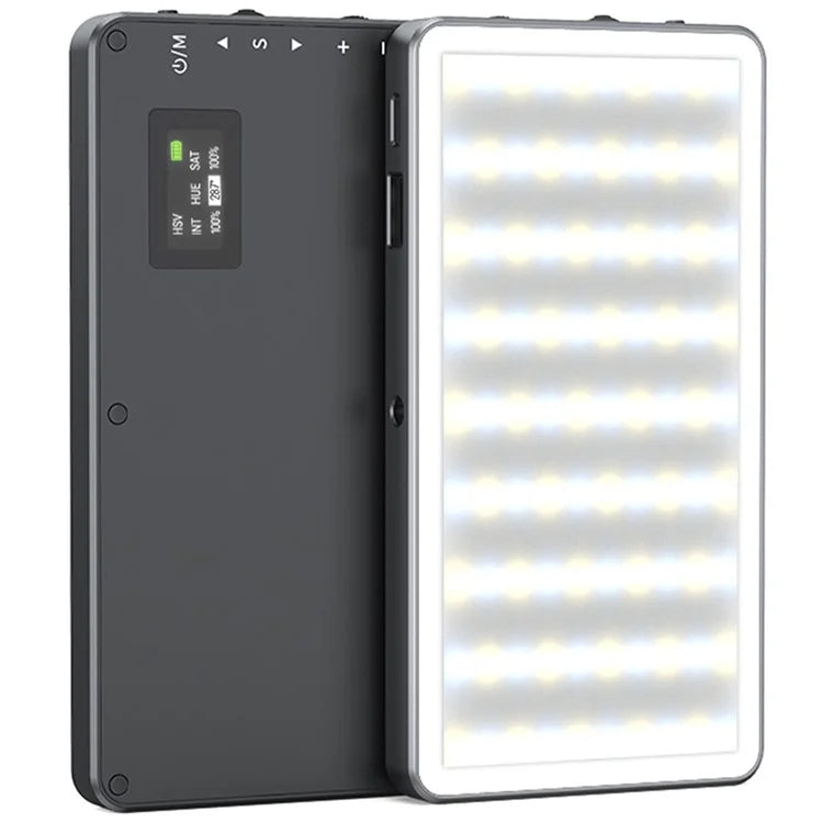 C02A Portable Mini Camera RGB Fill Light Live Streaming Photography LED Fill Light