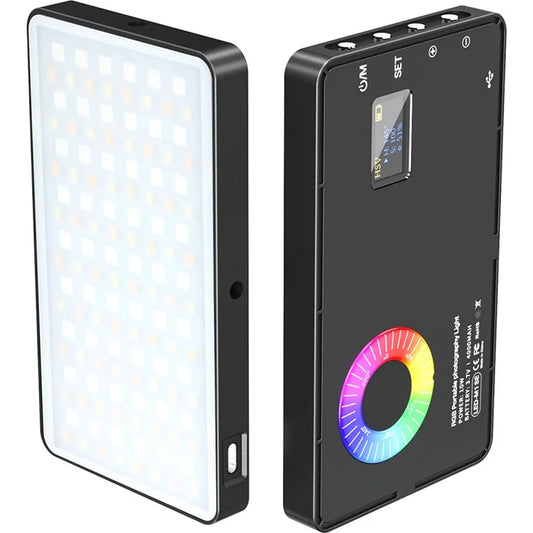 M1SE 0.96-inch TFT Screen Pocket Fill Light 12 Effects RGB Photography Lamp