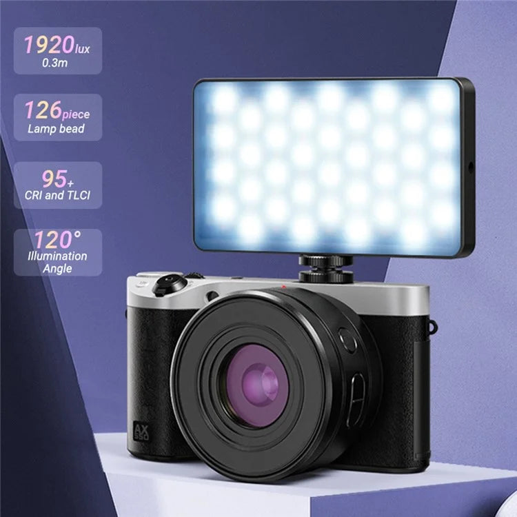 M1SE 0.96-inch TFT Screen Pocket Fill Light 12 Effects RGB Photography Lamp