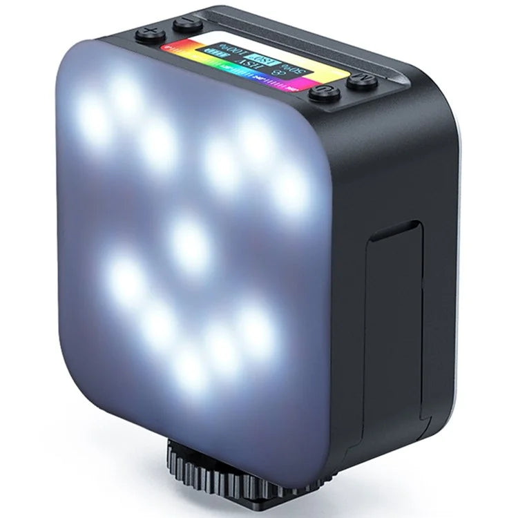 D02 Mini LED Fill Light for Live Broadcast Magnetic Adsorption Pocket RGB Video Lamp