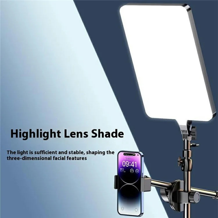 12 inch LED Video Light with Tripod Stand 2700-6500K Photography Studio Lighting for Video Film Recording