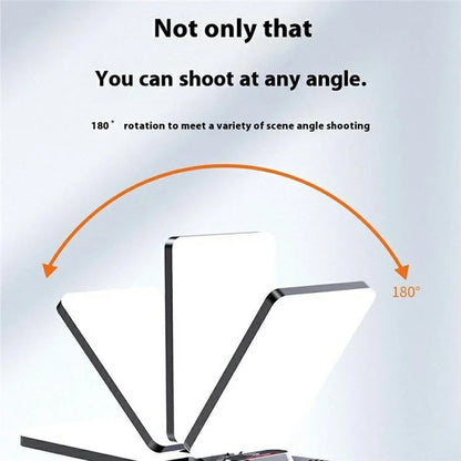 12-inch LED Fill Light with Desktop Stand for Live Streaming Adjustable Brightness Photography Light