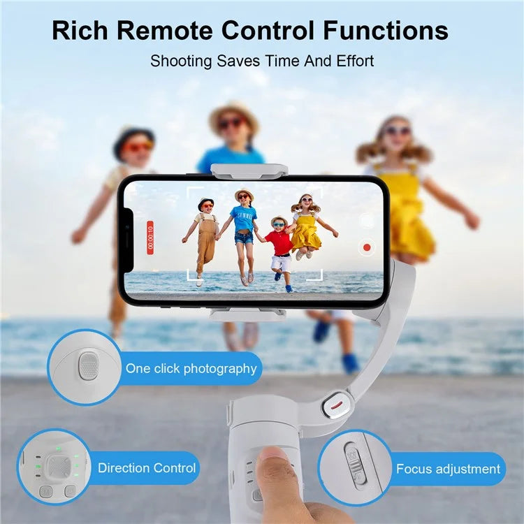 M1 3-Axis Smartphone Holder Gimbal Stabilizer Auto Face Tracking Selfie Stick