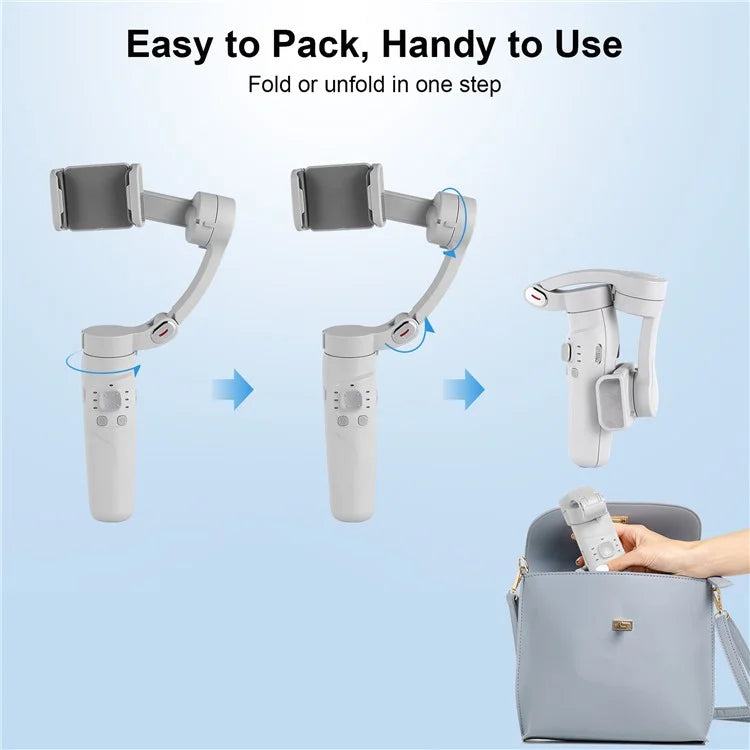 M1 3-Axis Smartphone Holder Gimbal Stabilizer Auto Face Tracking Selfie Stick