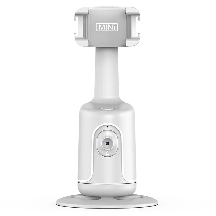 P01 pro 360-Degree Intelligent Tracking Gimbal Camera with Cold Shoe Portable Gimbal Stabilizer