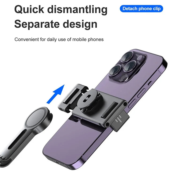 P02 Desktop Live Streaming Gimbal Camera Panoramic Follow Stand 360-Degree AI Face Recognition Stabilizer