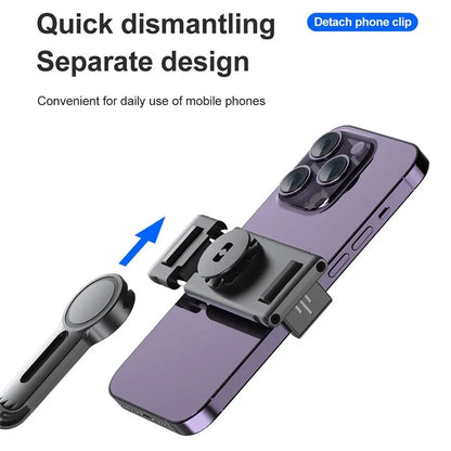 P02 Desktop Live Streaming Gimbal Camera Panoramic Follow Stand 360-Degree AI Face Recognition Stabilizer