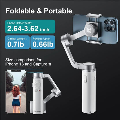 XIAOMIYOUPIN FUNSNAP Capture Smartphone Gimbal Stabilizer Handheld Phone Balancer
