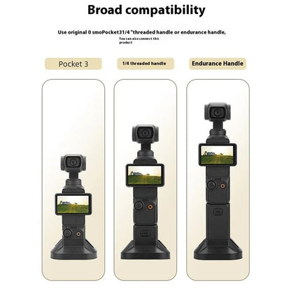 BRDRC Desktop Mount Stand for DJI Osmo Pocket 3 Stable Holder for Live Streaming