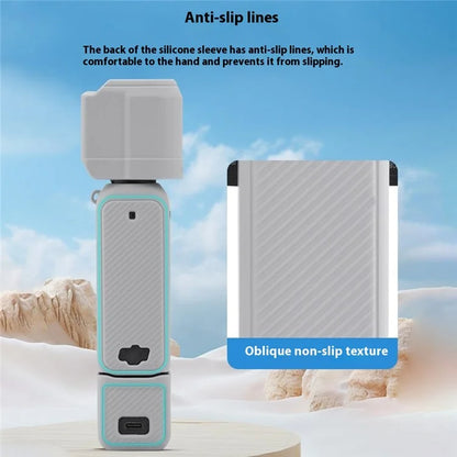 BRDRC For DJI Osmo Pocket 3 Silicone Case Set Lens Cover and Screen Cover Accessories