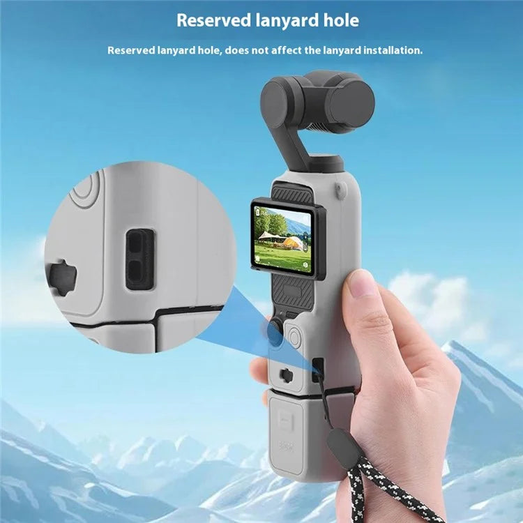 BRDRC For DJI Osmo Pocket 3 Silicone Case Set Lens Cover and Screen Cover Accessories