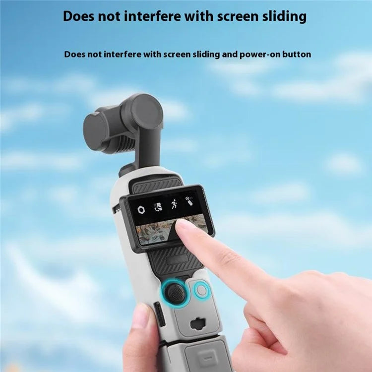BRDRC For DJI Osmo Pocket 3 Silicone Case Set Lens Cover and Screen Cover Accessories