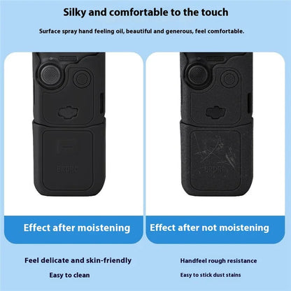 BRDRC For DJI Osmo Pocket 3 Silicone Case Set Lens Cover and Screen Cover Accessories