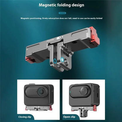 FLYMILE Camera Mount Adapter for Insta360 GO3 / GO3S Magnetic Quick Release Bracket Camera Accessories