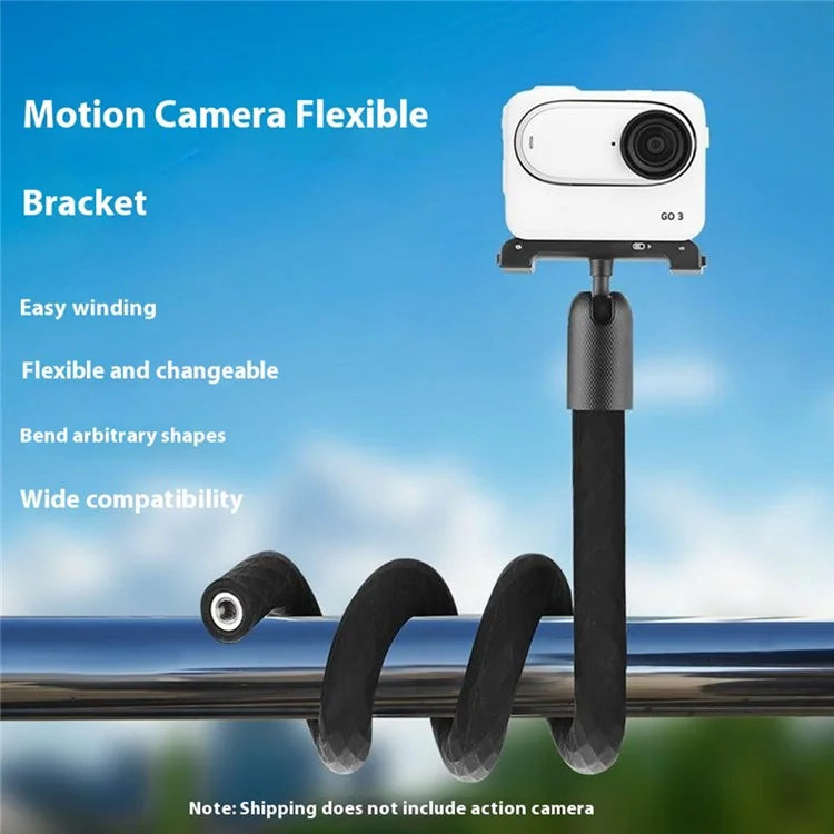 FLYMILE Flexible Octopus Mount for DJI Osmo Pocket 3 / Insta360 GO 3S / X3 / Ace Pro Adjustable Stand