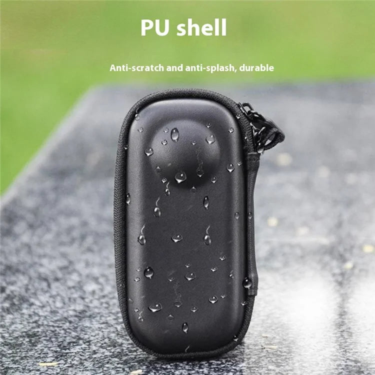 BRDRC For Insta360 X3 / One X2 / One X Action Camera Storage Case PU Protective Bag