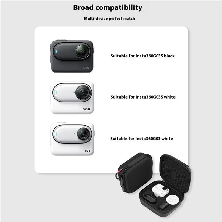 FLYMILE For Insta360 GO 3S / GO 3 Storage Case Camera and Accessories Carrying Bag