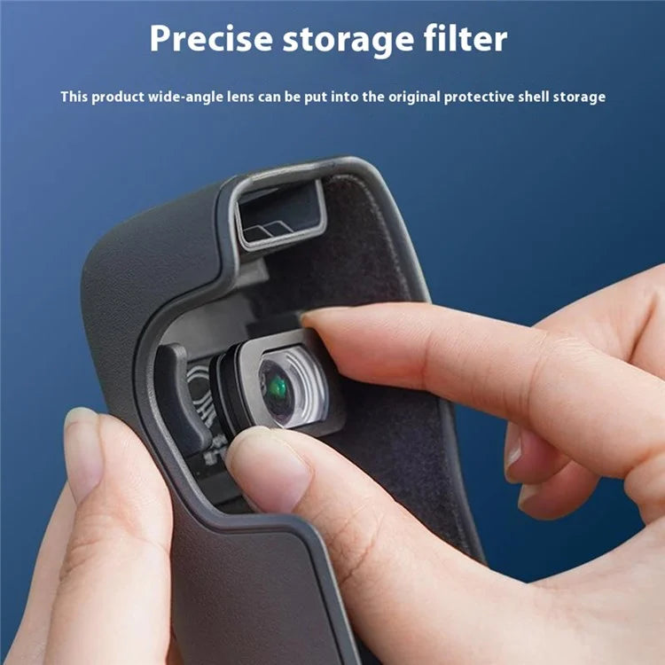 BRDRC For DJI Osmo Pocket 3 Wide-Angle Lens Optical Glass Ultra Wide Angle Camera Lens Filter