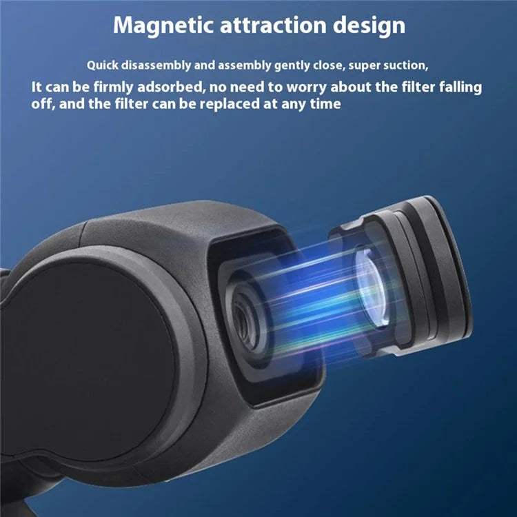 BRDRC For DJI Osmo Pocket 3 Wide-Angle Lens Optical Glass Ultra Wide Angle Camera Lens Filter