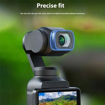BRDRC For DJI Osmo Pocket 3 Wide-Angle Lens Optical Glass Ultra Wide Angle Camera Lens Filter