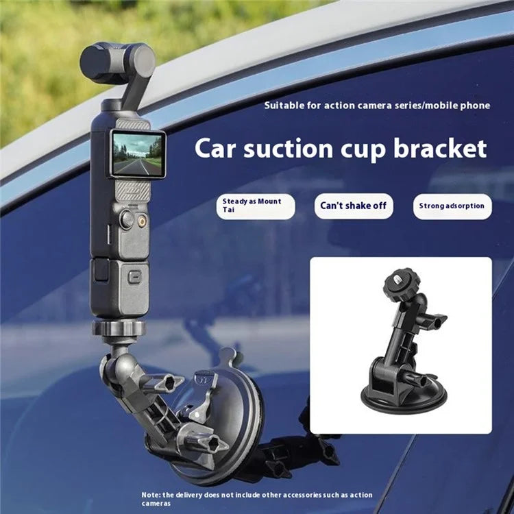 BRDRC For DJI Osmo Pocket 3 Suction Cup Mount Holder Car Sport Camera Bracket
