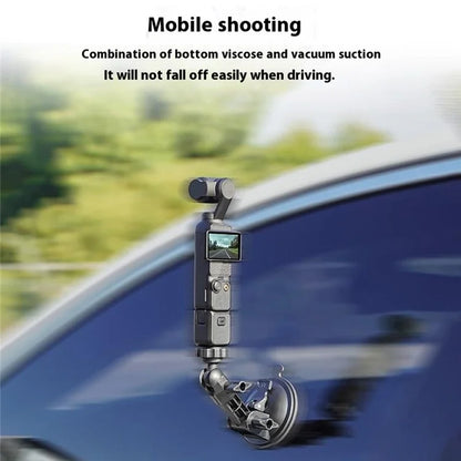 BRDRC For DJI Osmo Pocket 3 Suction Cup Mount Holder Car Sport Camera Bracket