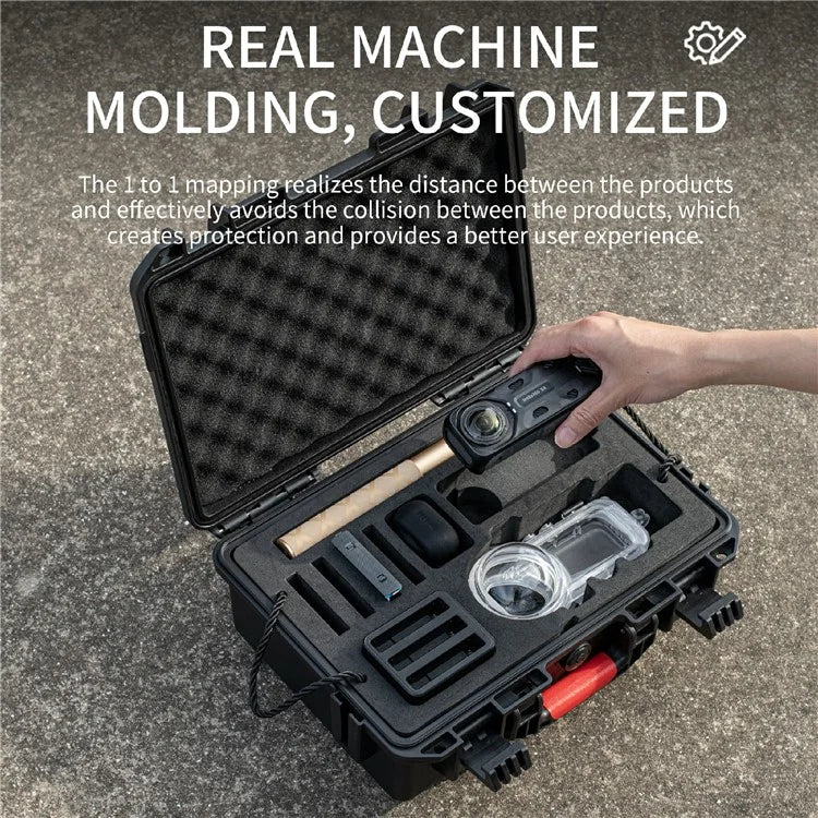 STARTRC 1142938 For Insta360 X4 Double Layer Camera Carrying Case Waterproof Storage Box with Shoulder Strap
