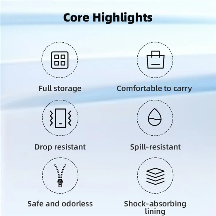 BRDRC Carrying Case for DJI Osmo Pocket 3 Spill Resistant Pocket Camera Portable Storage Bag