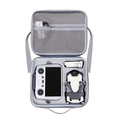 For DJI Mini 4 Pro Drone RC / RC2 Controller EVA Shockproof Carrying Case Crossbody Bag