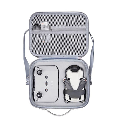 For DJI Mini 4 Pro EVA Shockproof Carrying Case Drone RC-N1 / N2 Controller Crossbody Bag