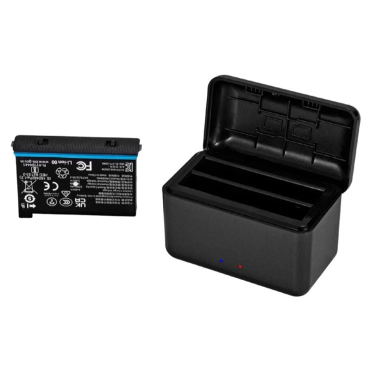 For Insta360 X4 Action Camera Battery Charger Hub Charging Station Storage Case